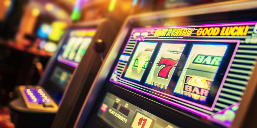 the slot machine in casino